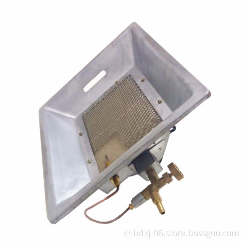 Chicken heating system ceramic plate ceiling hanging infrared gas brooders